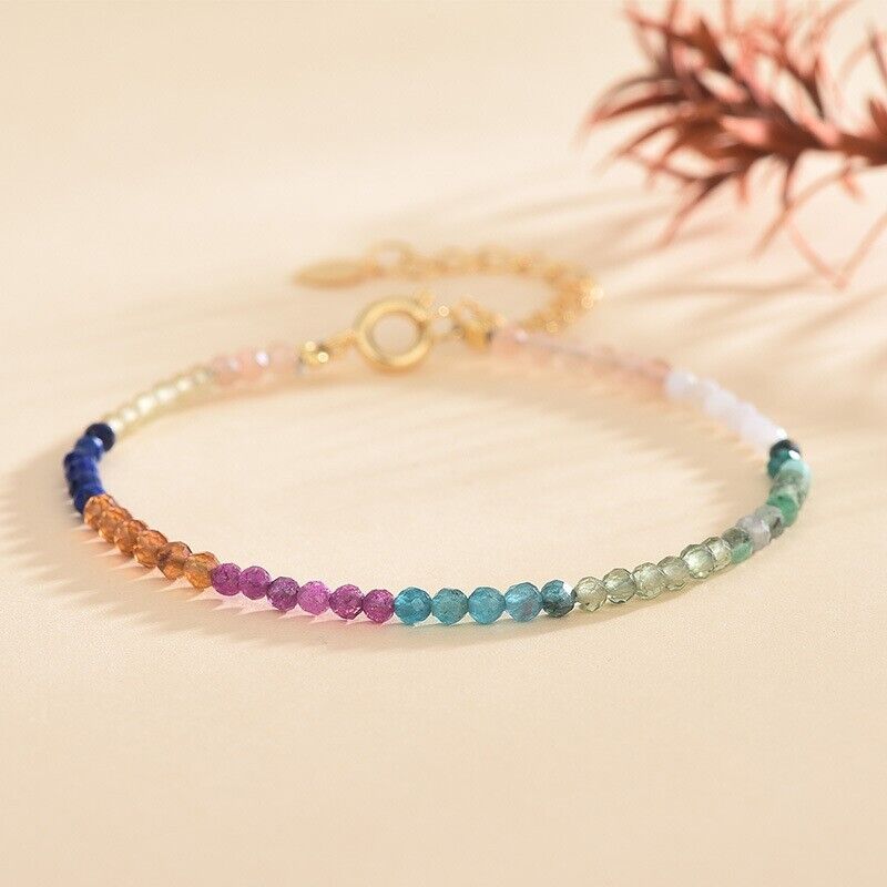 3mm Assorted Crystal Beads Bracelet