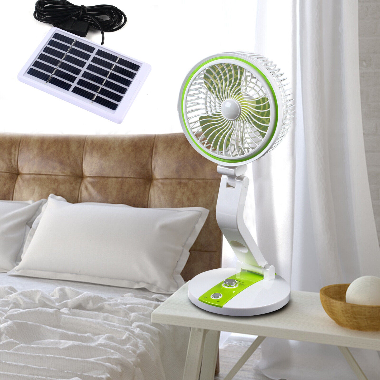 18" Portable Solar Power Fan