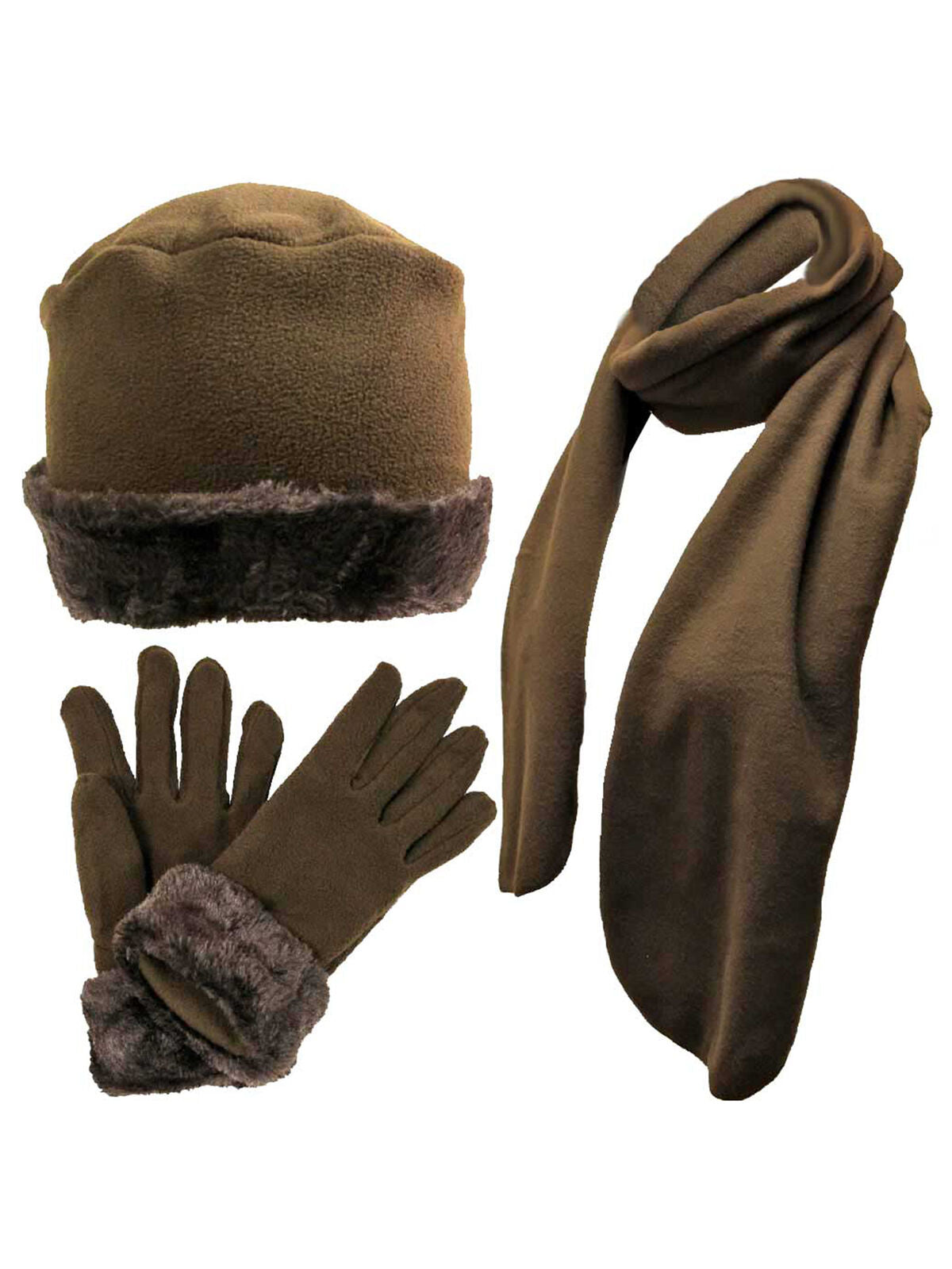 3 Piece Hat Scarf & Glove Set