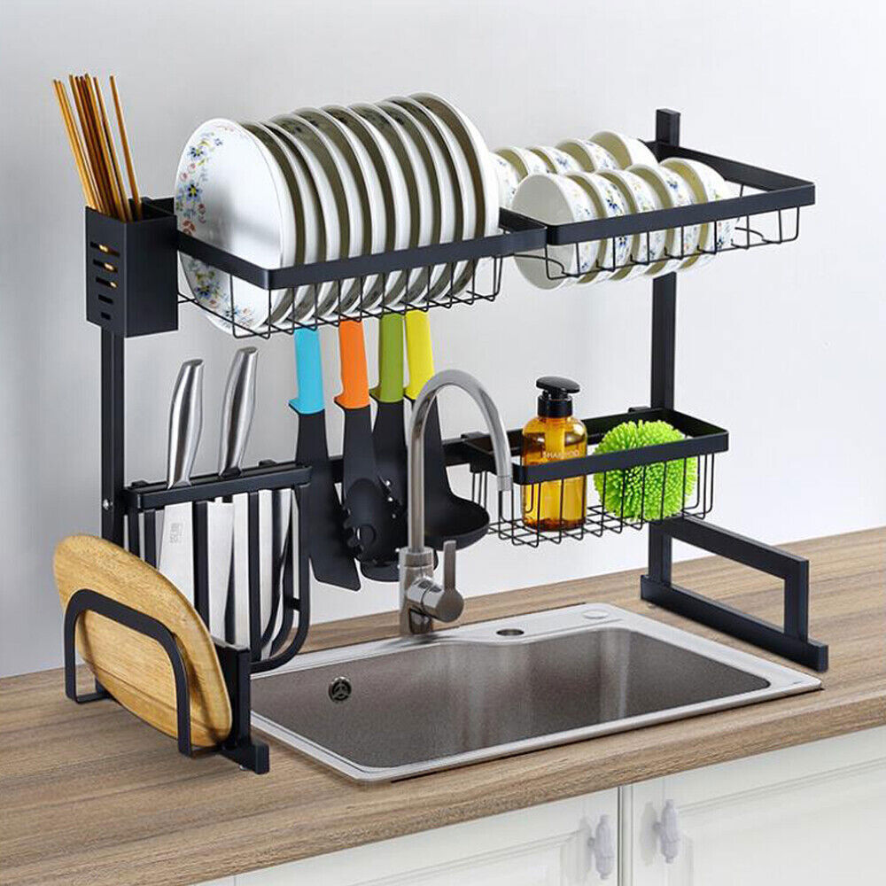 Kitchen Over Sink Dish Drying Rack