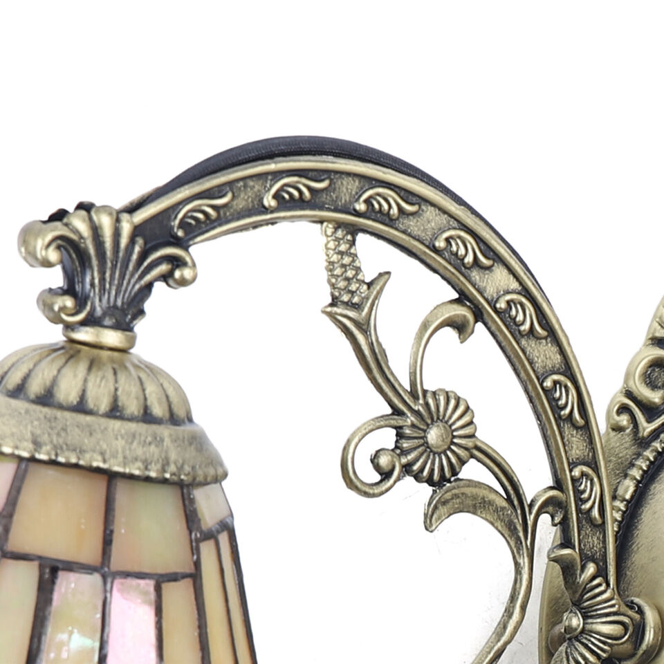 Antique Tiffany Style Wall Sconce