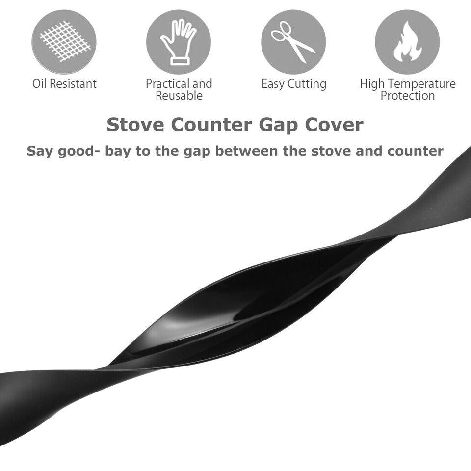 2 PCS 21'' Silicone Stove Counter Gap Cover