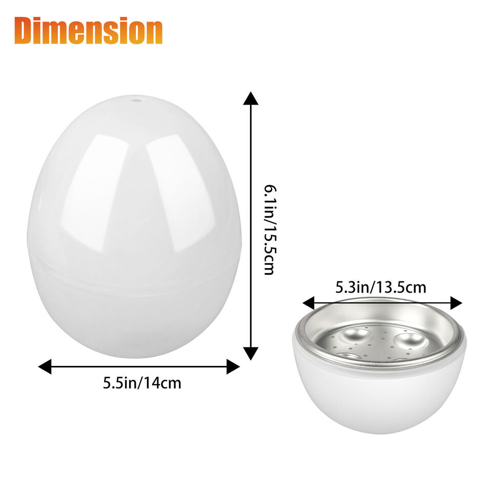 Safe &Harmless Microwave Egg Boiler Cooker