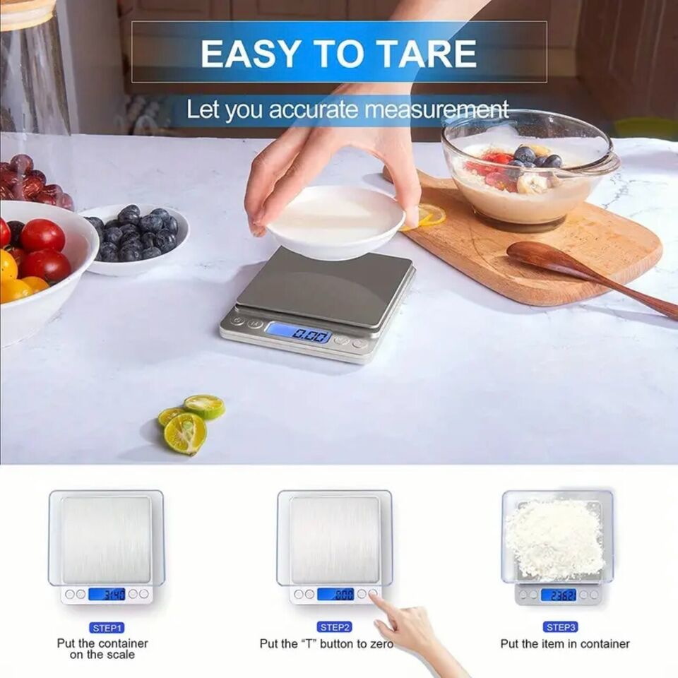 Digital Weight Scale Kitchen Jewelry Gold Grain