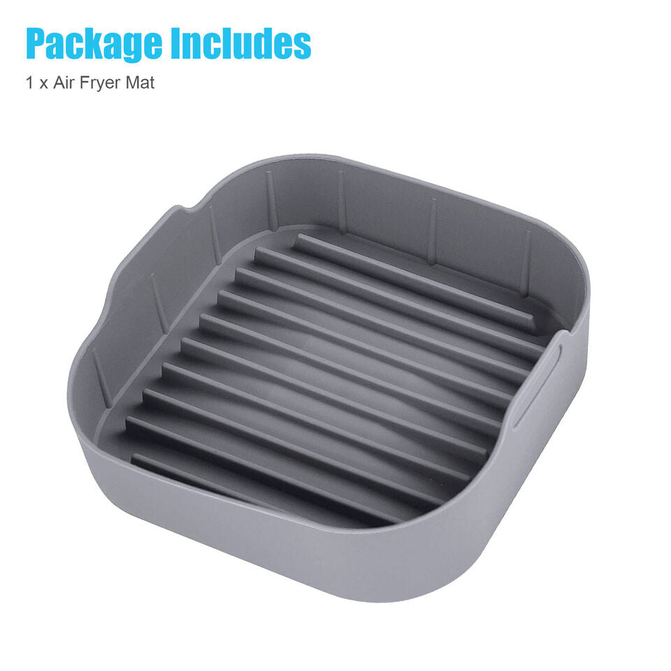 8 Inch Air Fryer Square Silicone Pot Liners