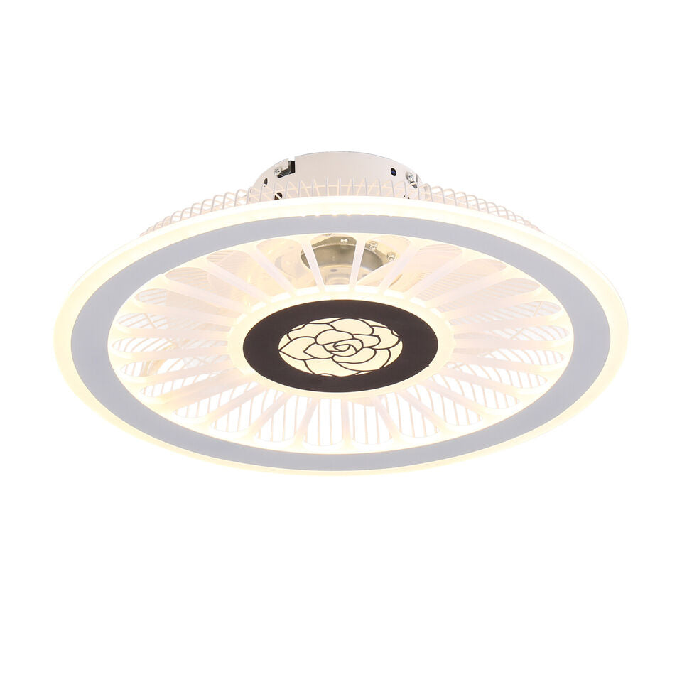LED Chandelier Modern Bladeless Ceiling Fan