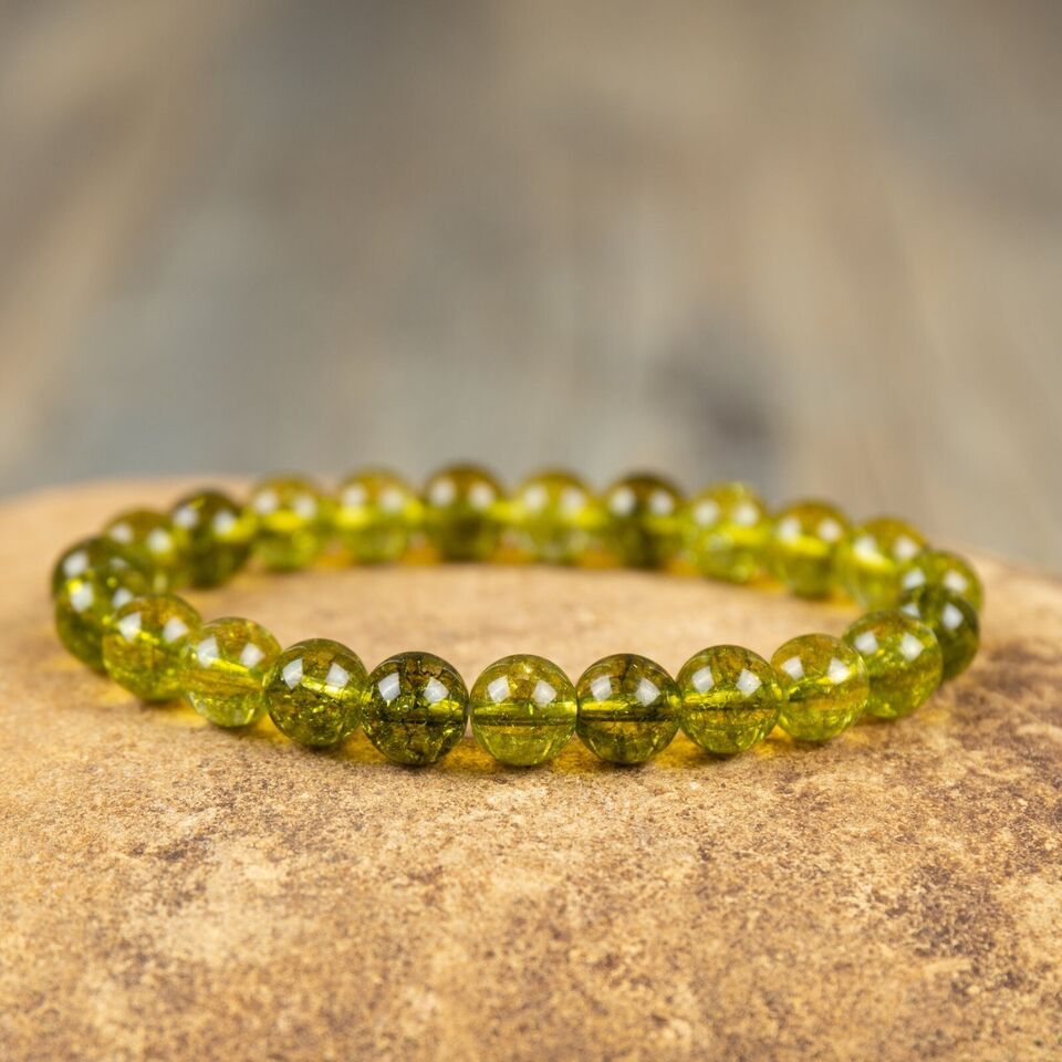 Handmade Natural Peridot Balance Bracelet