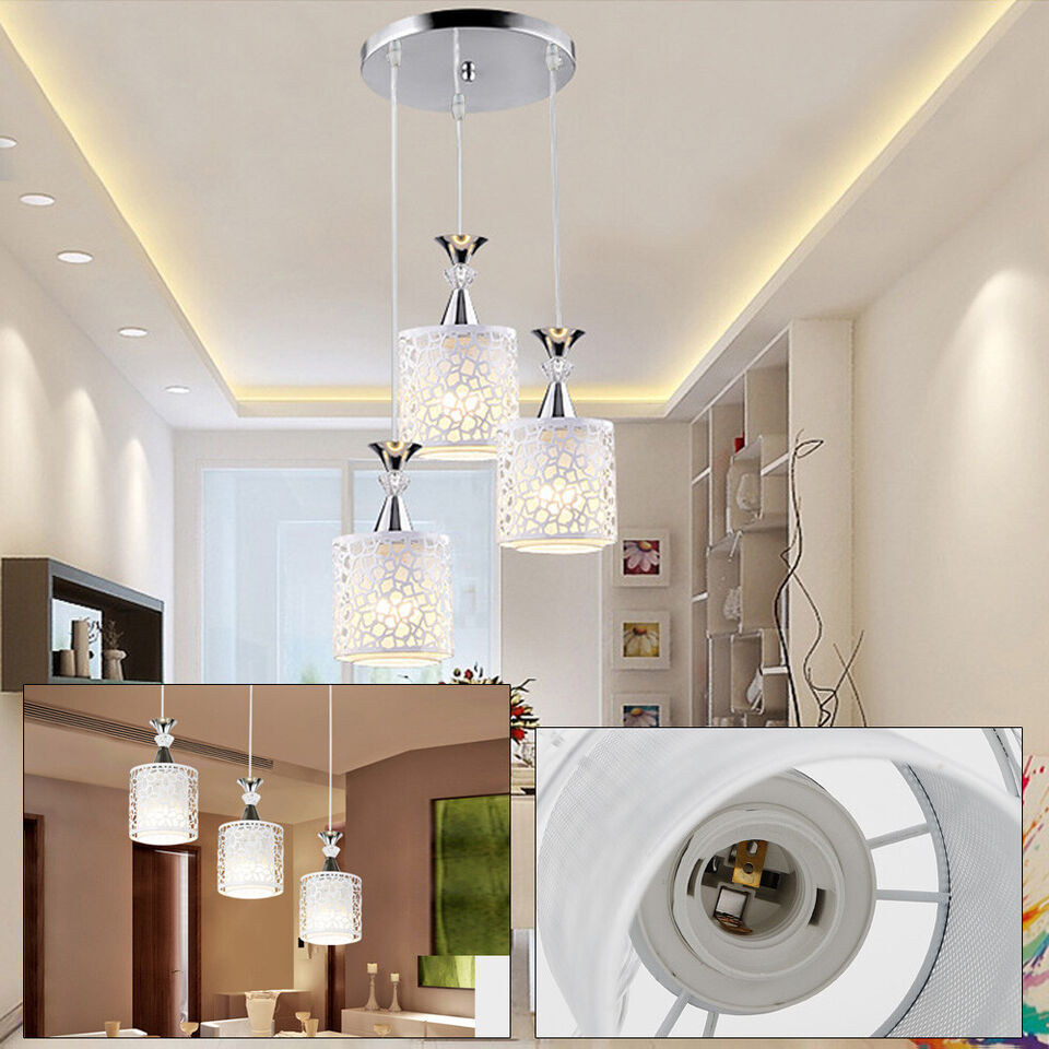 3-Head Ceiling Hanging Light Pendant Lamp