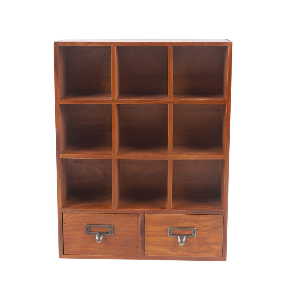 Wooden Display Cabinet Cube Storage Shelf Storage