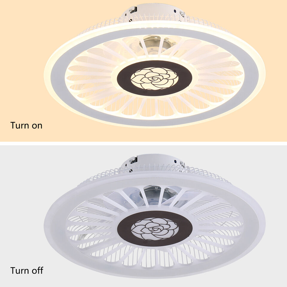 LED Chandelier Modern Bladeless Ceiling Fan