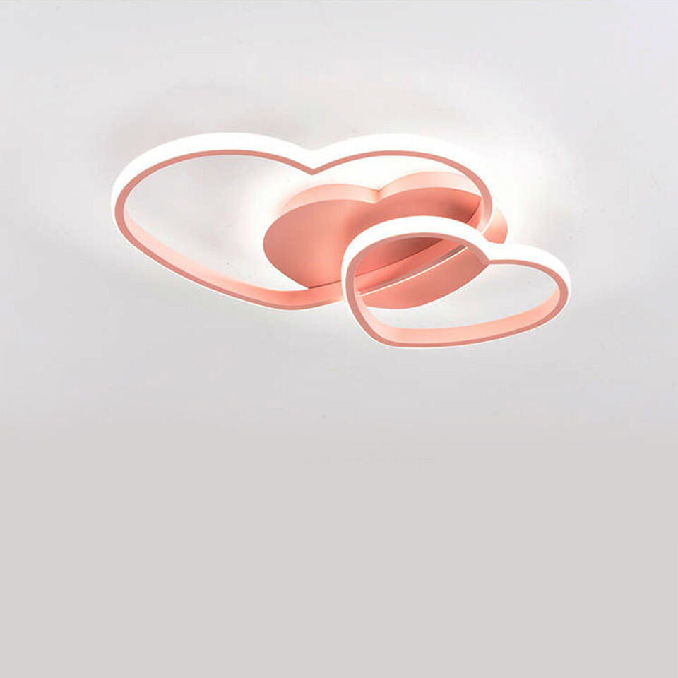 Modern LED Heart-Shaped Ceiling Light