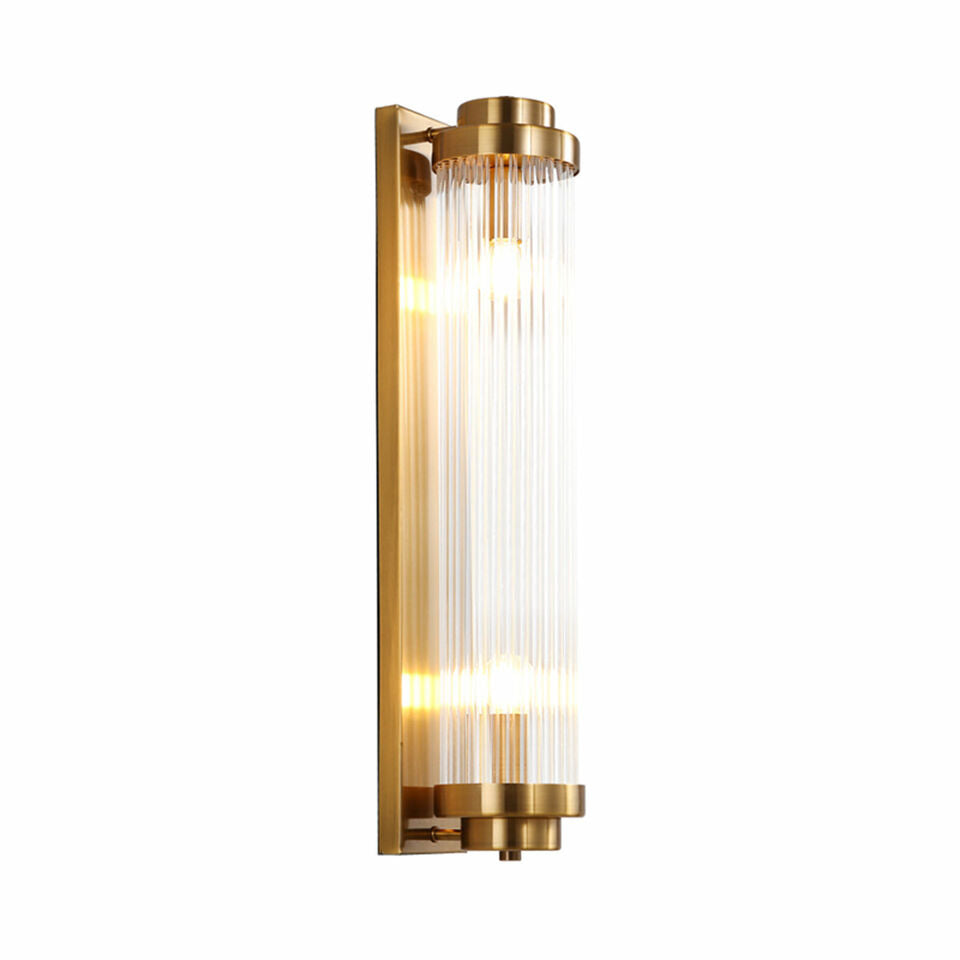 Gold Wall Lamp Glass Wall Sconce Modern Indoor Wall Light