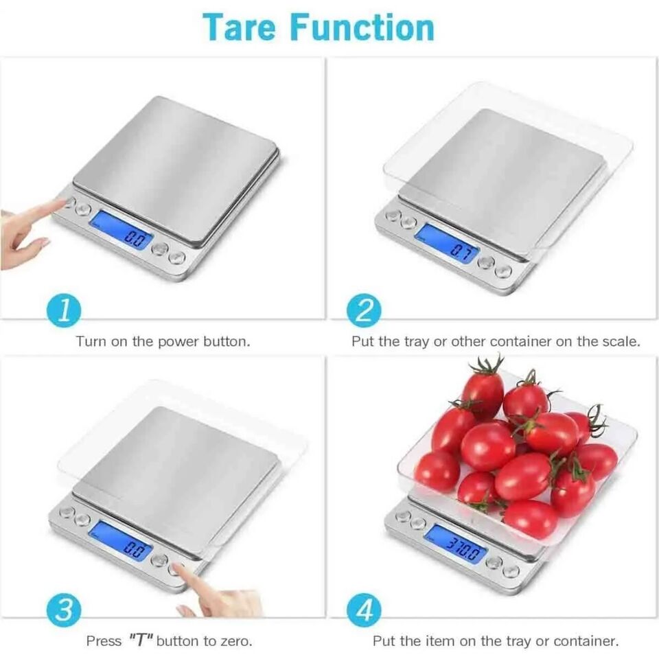 Digital Weight Scale Kitchen Jewelry Gold Grain