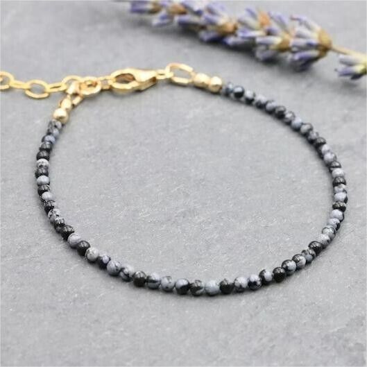 3mm Tiny Beads Healing Strength Minimalist Bracelet3