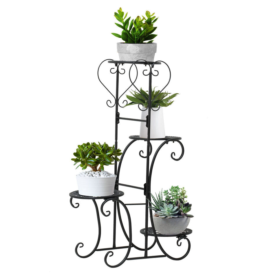 4 Tier Metal Flower Pot Plant Stand