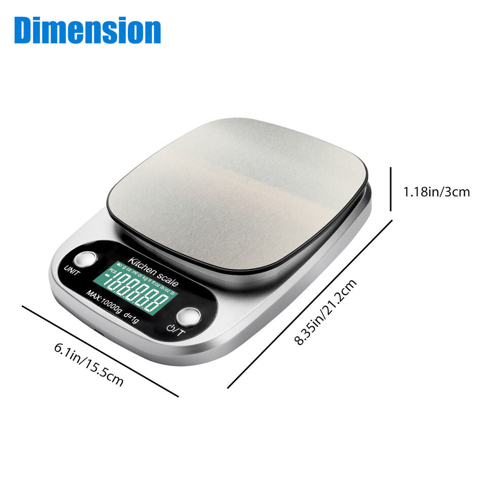 Digital Kitchen Food Scale 22lb/1g