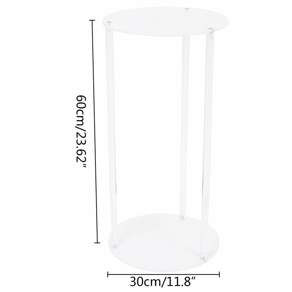 Modern Acrylic Round Shape Display Rack