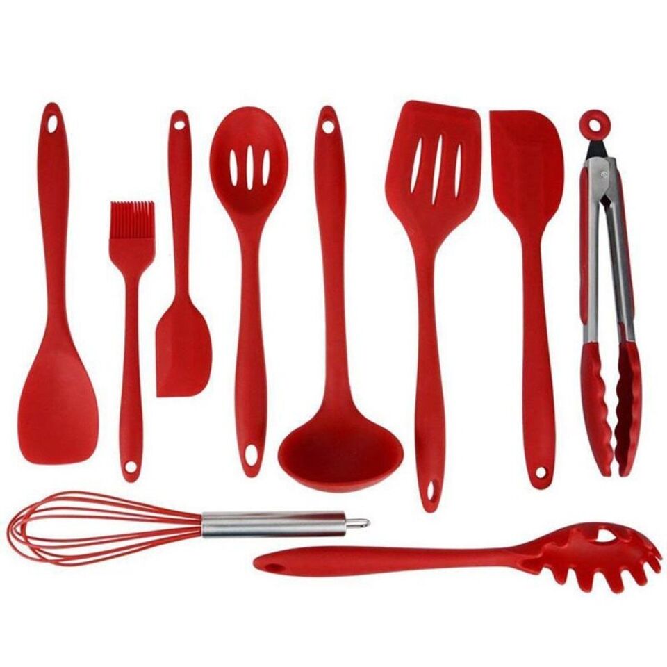 Non-Stick Silicone Cooking Utensils Set