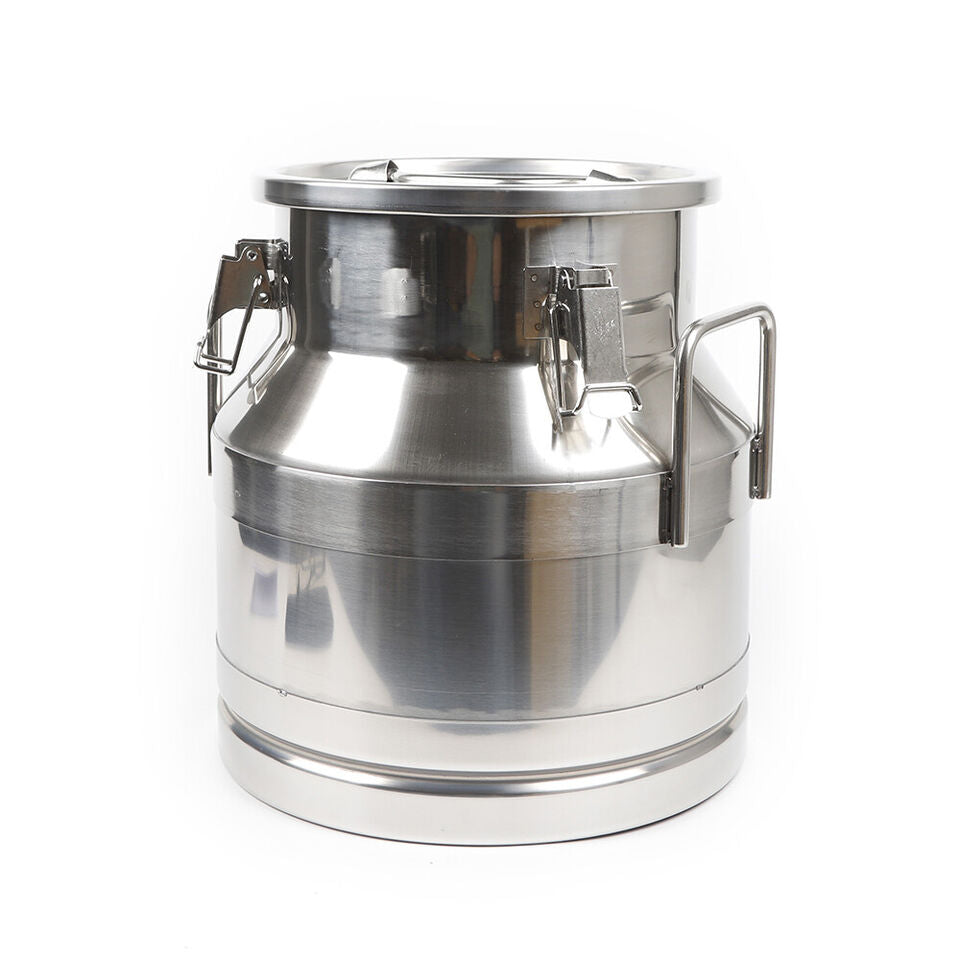 Stainless Steel Milk Can Wine Pail Bucket 12L