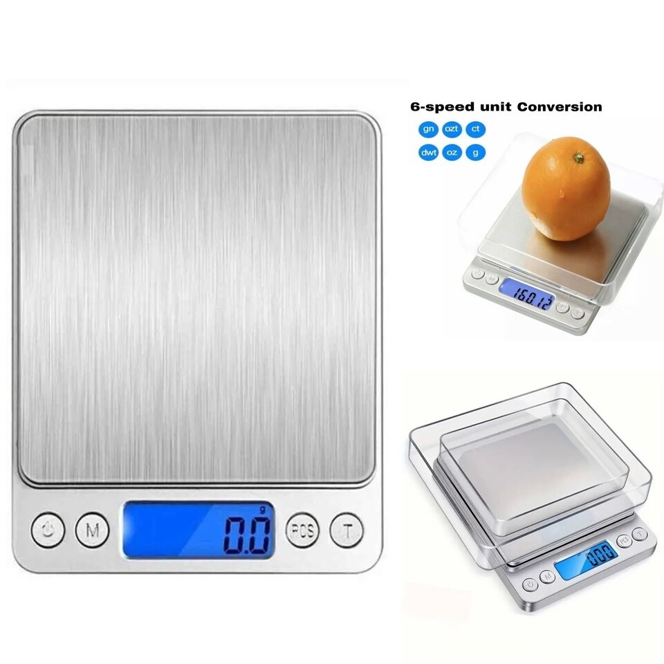 Digital Weight Scale Kitchen Jewelry Gold Grain