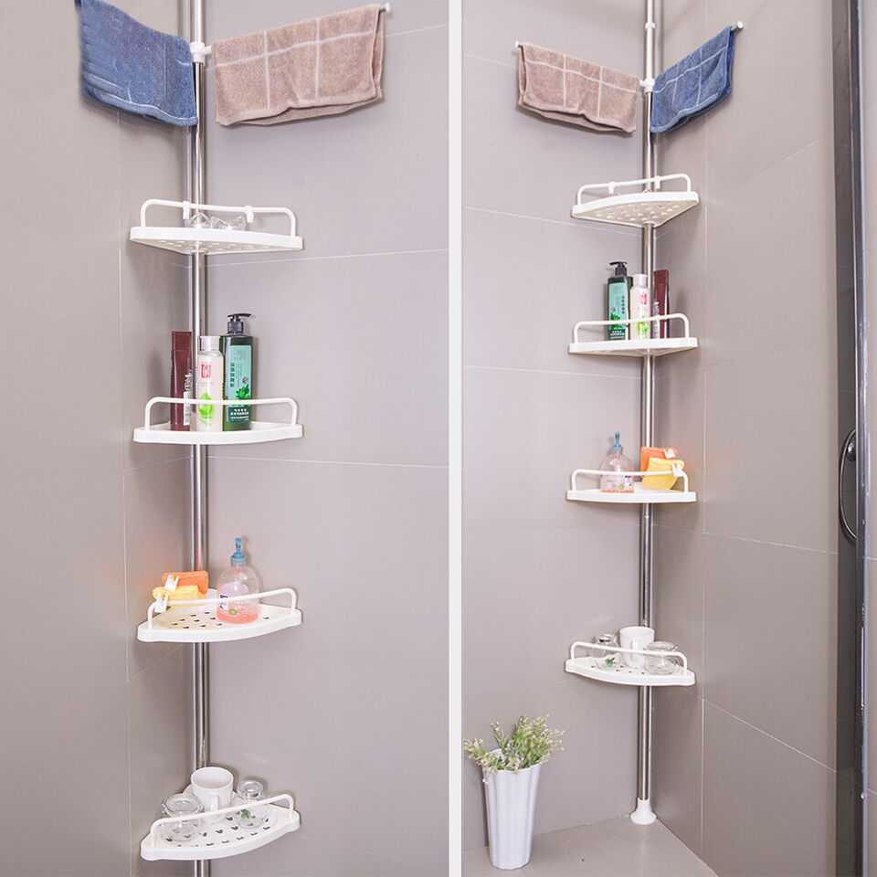 4Tier Bathroom Shower Corner Caddy