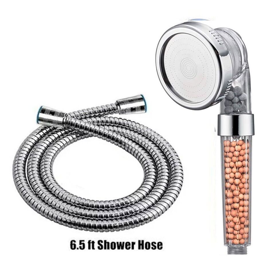 3 Settings Spray Handheld Clear Shower heads