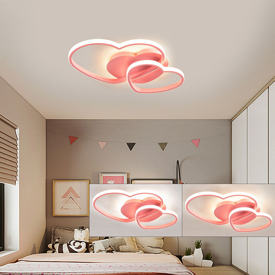 Modern LED Heart-Shaped Ceiling Light