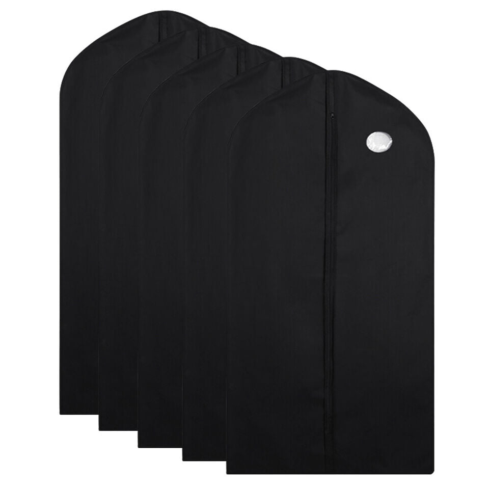 Set of 5 50" Black Garment Suit Bag