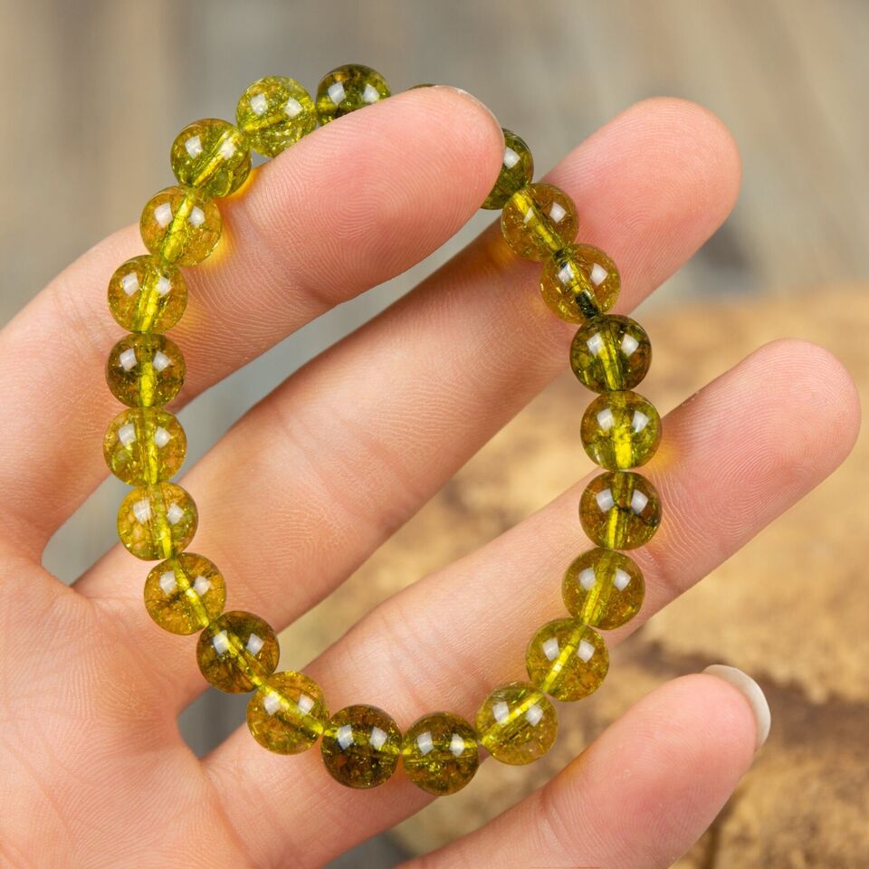 Handmade Natural Peridot Balance Bracelet