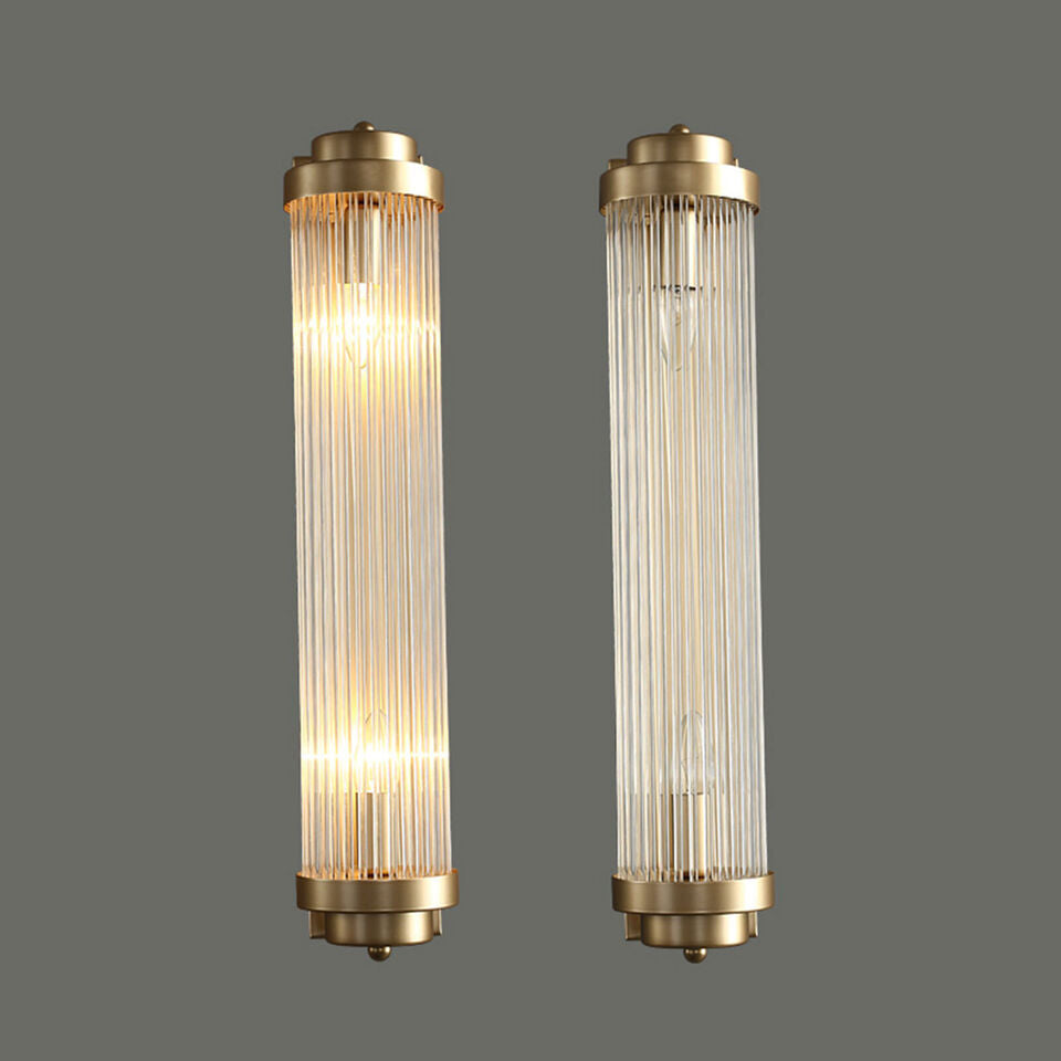 Gold Wall Lamp Glass Wall Sconce Modern Indoor Wall Light