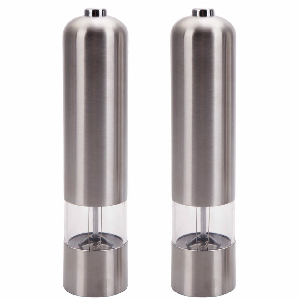 2 Pack Pepper and Salt Grinder Mill Set