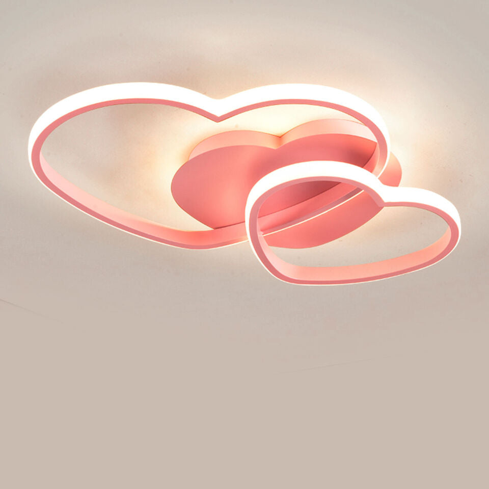 Modern LED Heart-Shaped Ceiling Light