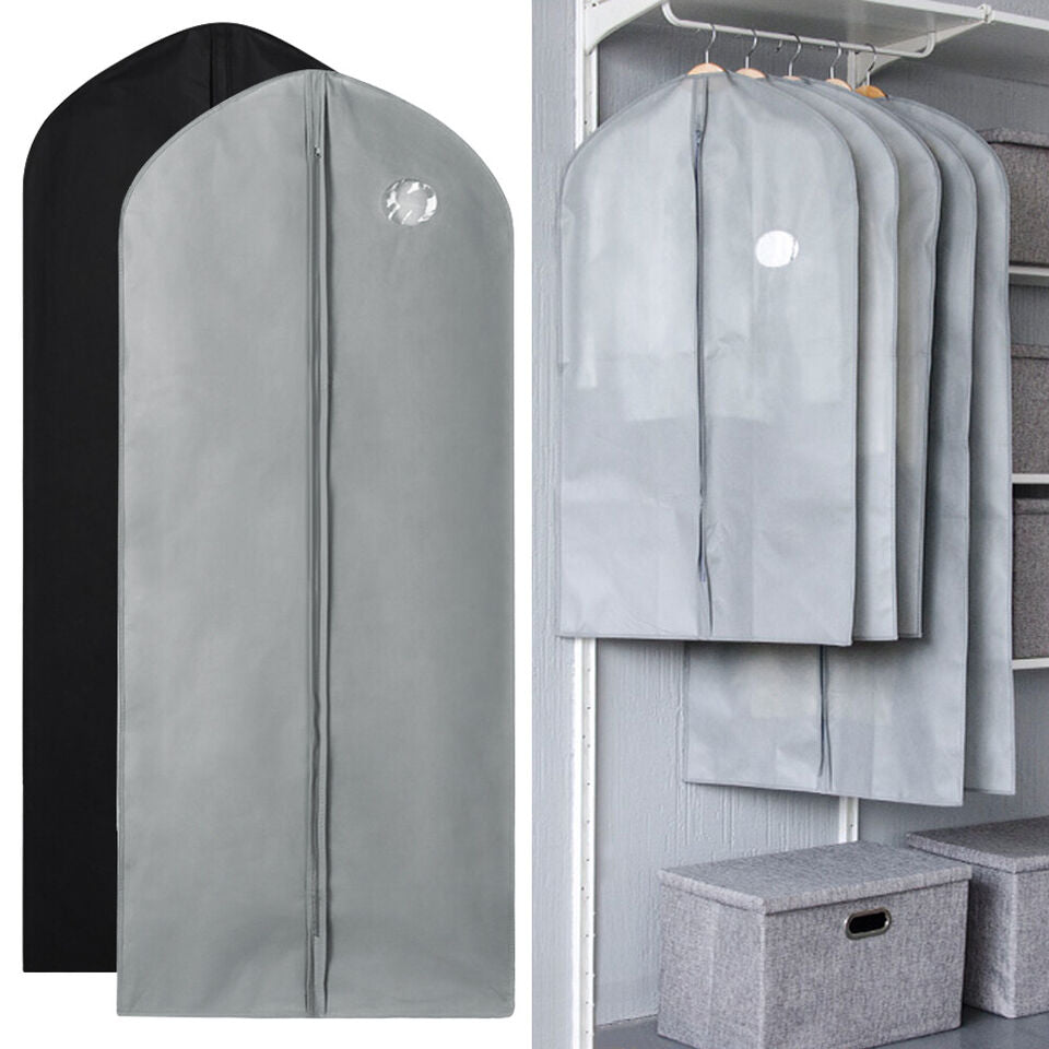 Set of 5 50" Black Garment Suit Bag