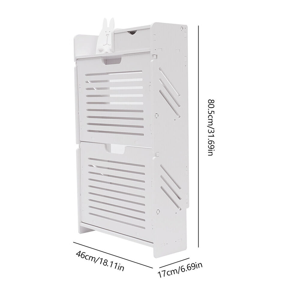 Shoe Cabinet for Entryway Slim Narrow Storage