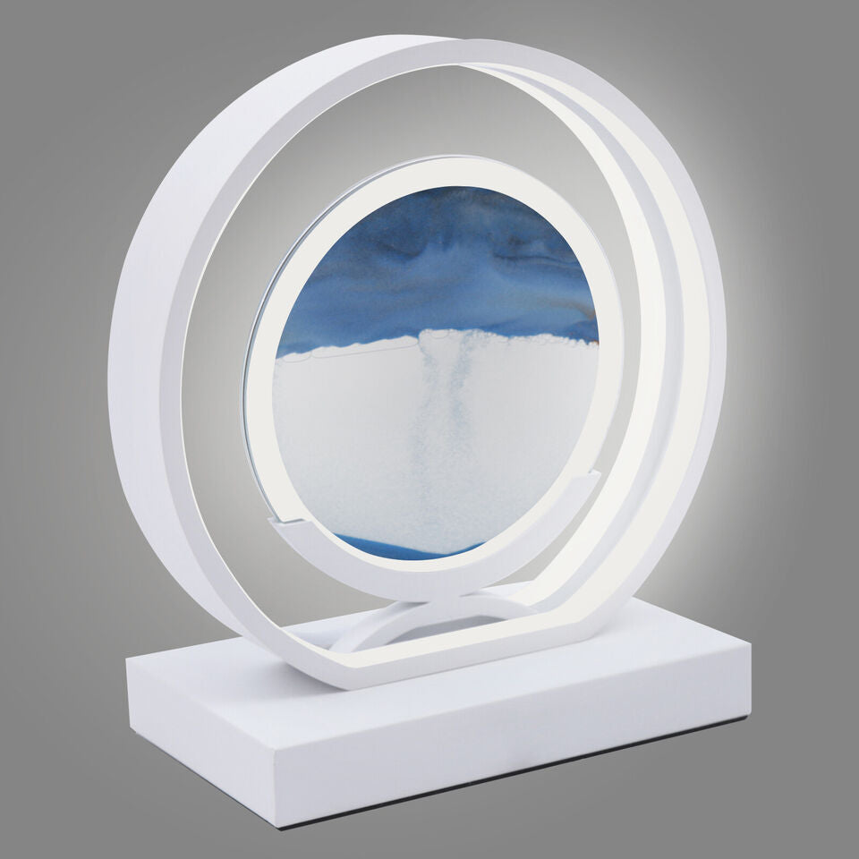 Round Glass 3D Deep Sea Sand Art Moving Sand Art