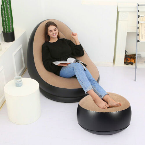 Inflatable Chair Lazy Footrest Seat