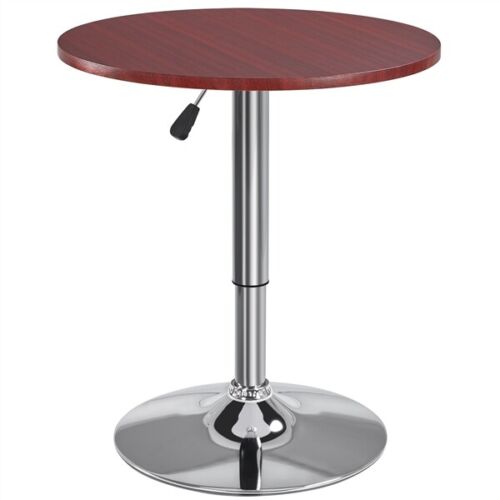 Height Adjustable Pub Round Table For Home