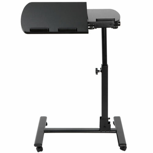 Adjustable Rolling Height Angle Laptop Table Stand