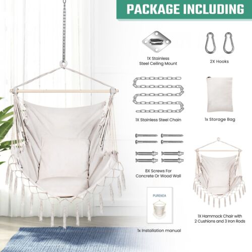 Indoor/Outdoor Hammock Hanging Chair