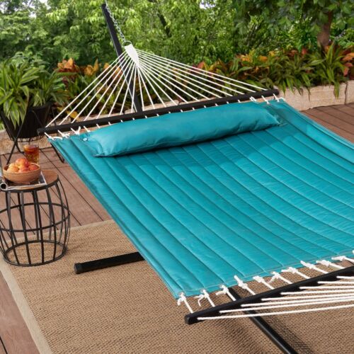 Outdoor Camping Quilted Double Hammock