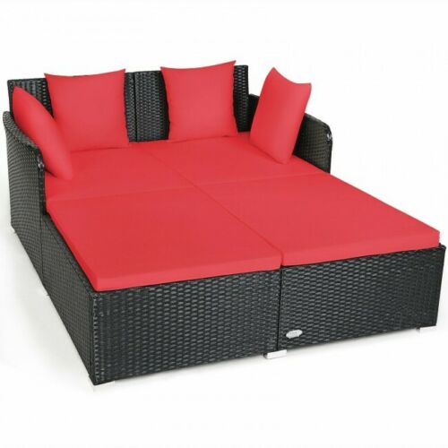 Thick Pillow Cushioned Sofa Garden Furniture