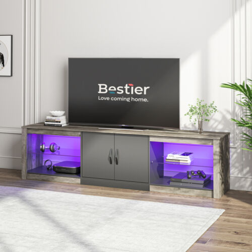 Bestier TV Stand Unit Cabinet Home Furniture