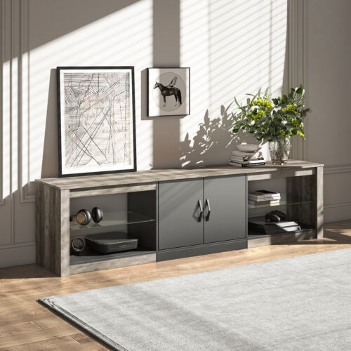 Bestier TV Stand Unit Cabinet Home Furniture