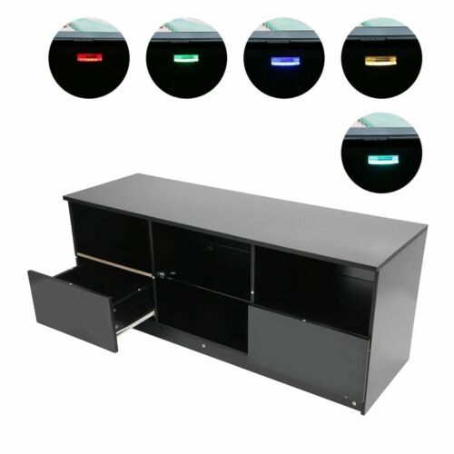 LED Light High Gloss TV Unit Cabinet Stand