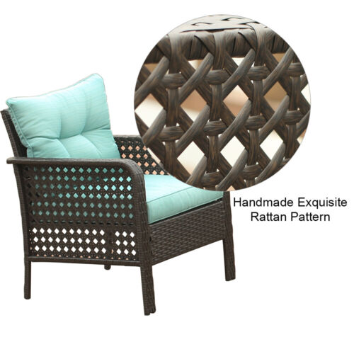 Outdoor 2PC Patio Single Sofa Set Garden Furniture