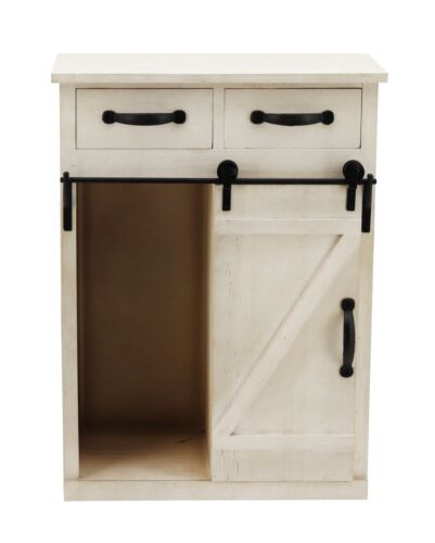 Multipurpose Rustic 2 Drawers Console Cabinet