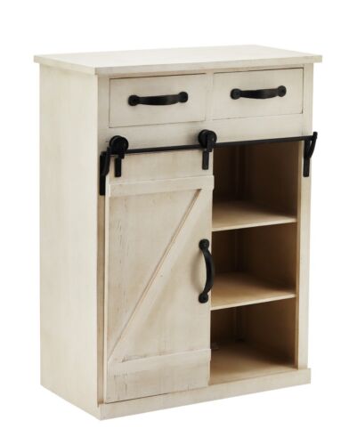 Multipurpose Rustic 2 Drawers Console Cabinet