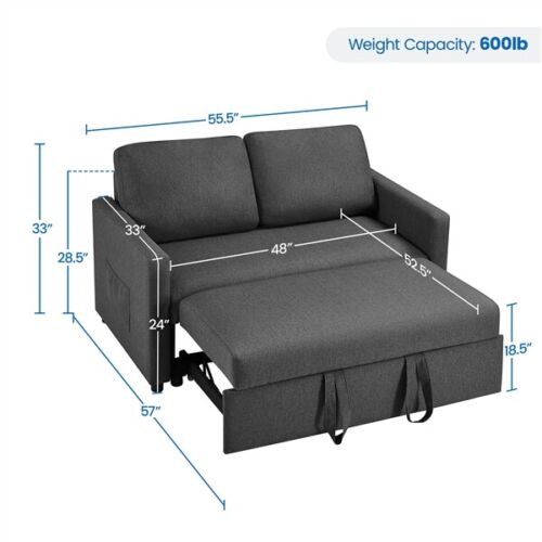 Pull-out Convertible Sofa Bed