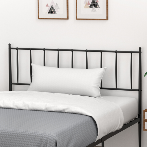 Metal Platform Bed Frame with Headboard Foundation