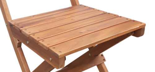 Outdoor Patio Wooden Folding Table Chair Furniture